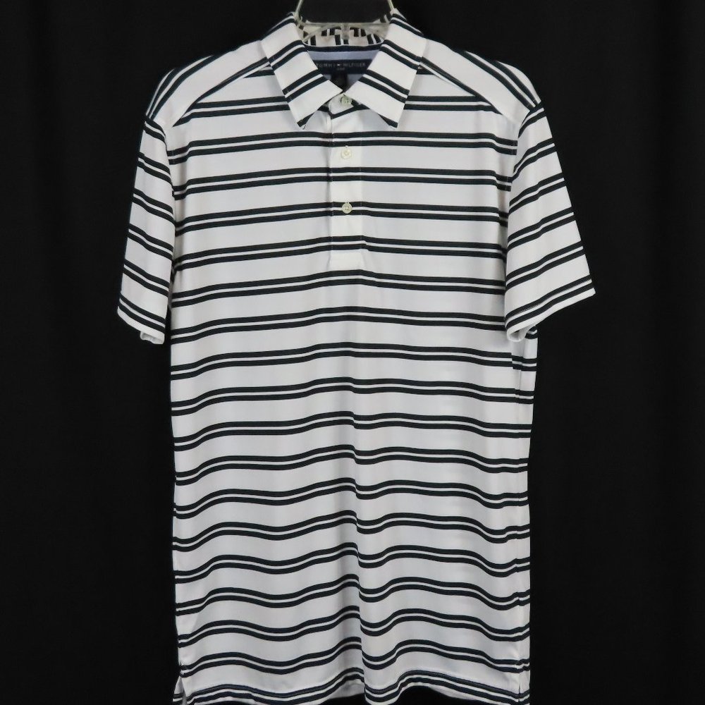 Men's Tommy Hilfiger Striped Golf Shirt Sz. M